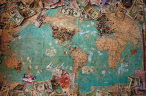 airbnb coupons savings around the world on a map